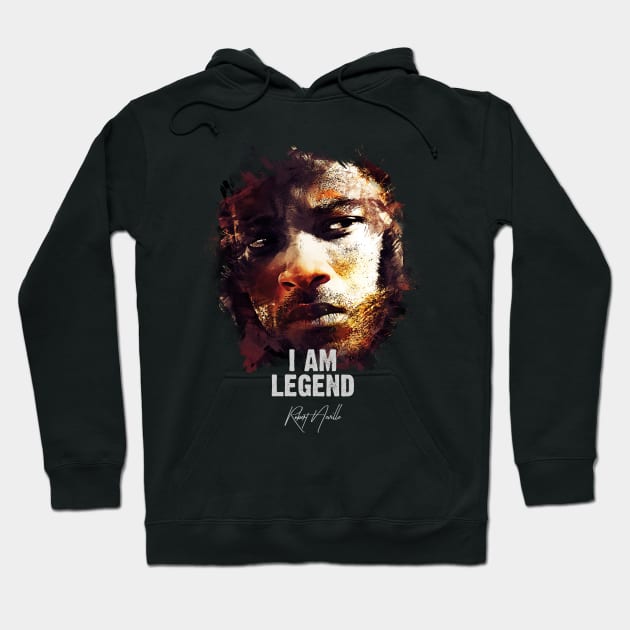 I Am Legend - Robert Neville Hoodie by Naumovski